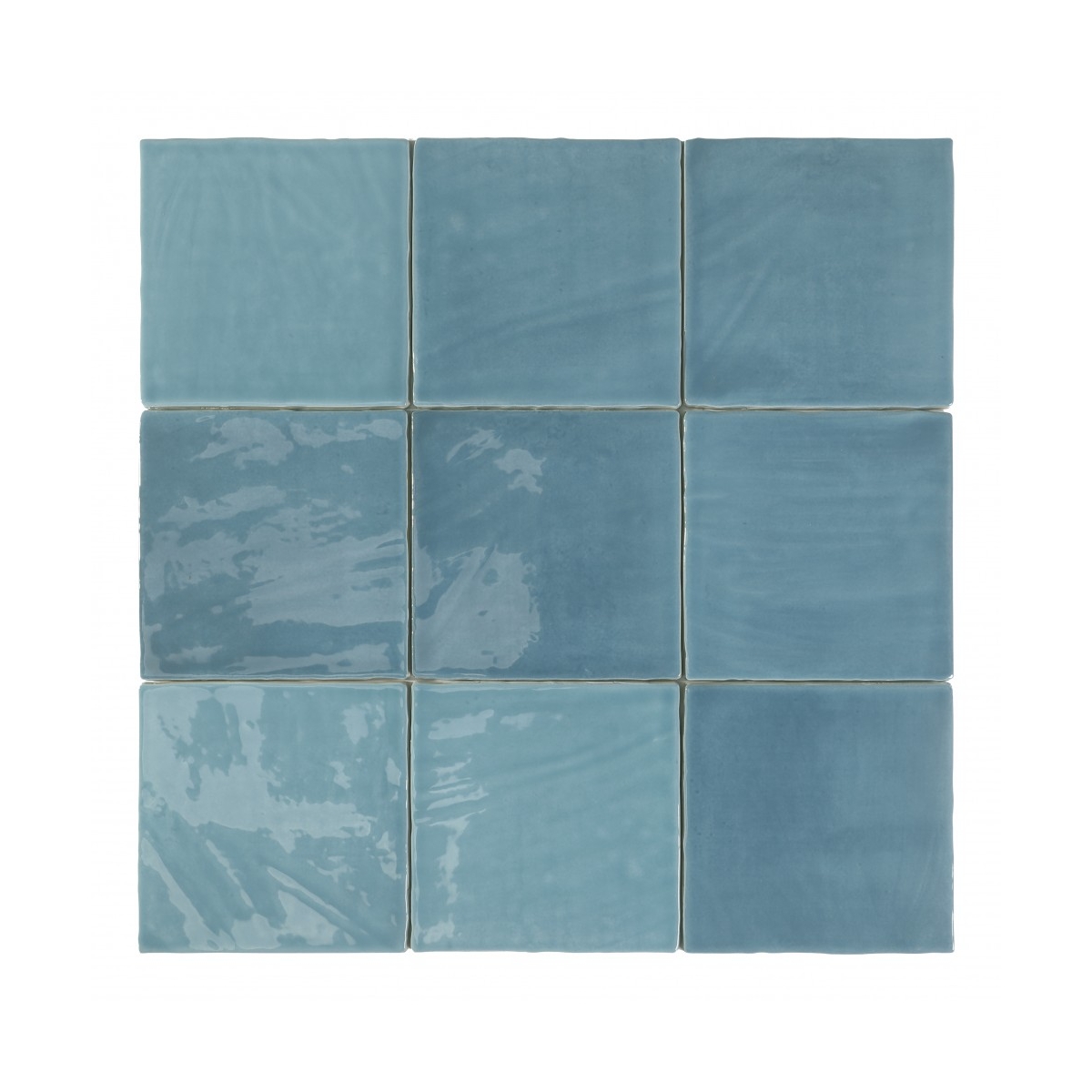 Ambient photos of Tabarca Cielo 15x15 Gloss (box 0.9 m2) [45881]