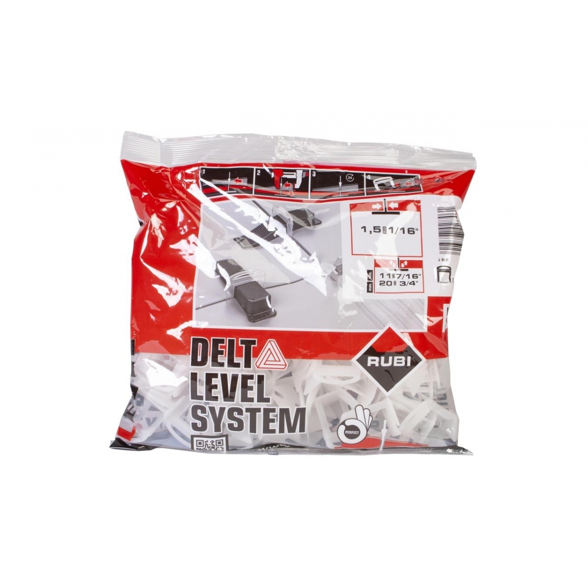 Bild 1 des DELTA LEVEL SYSTEM Flansch 1,5 mm / 11-20 mm (B-100 u)