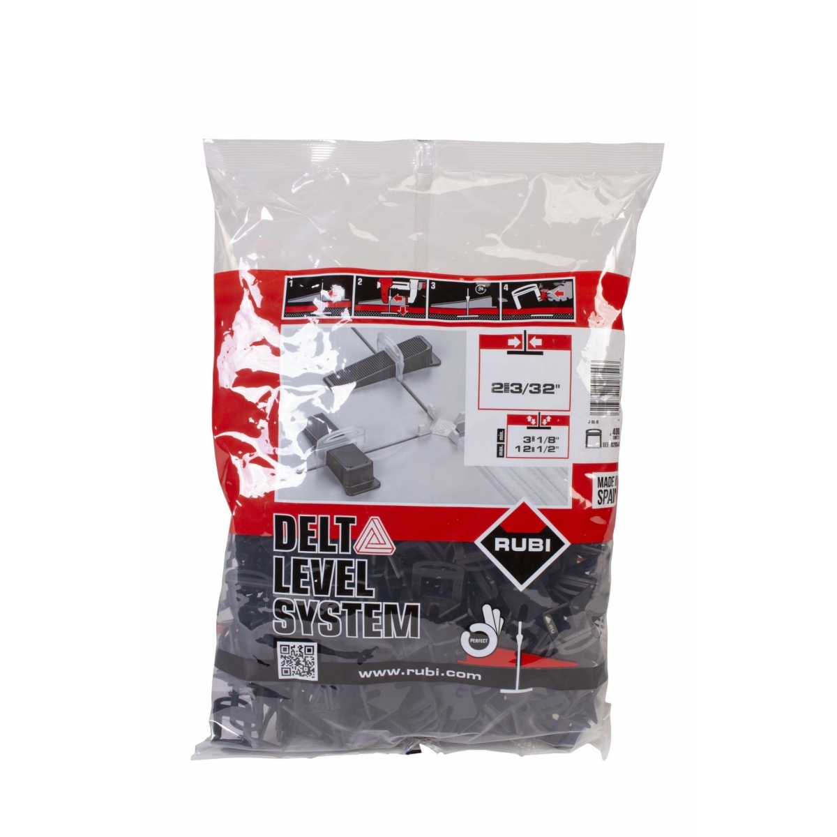 SYSTÈME DE NIVEAU DELTA bride 2 mm / 3-12 mm (B-400 u)