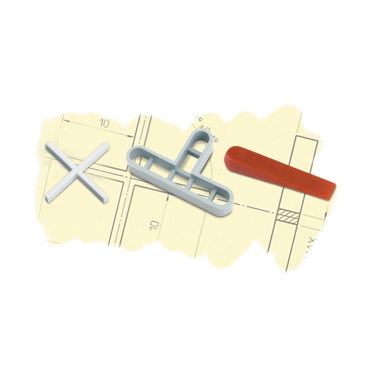 Image 2 de Entretoises pour joints 10 mm (B-50 u)