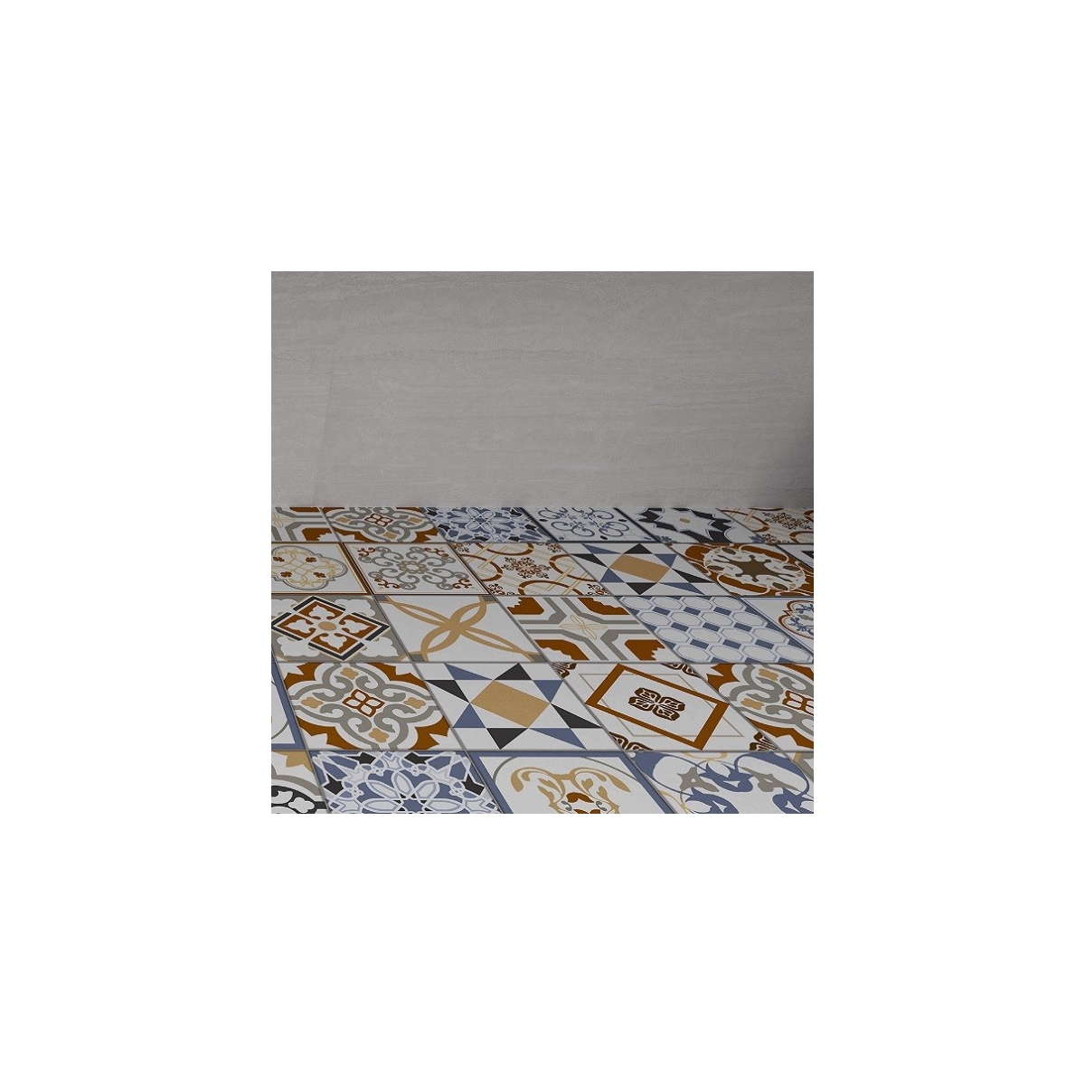 Goya Pavement et Tuiles 22 (m2) imitation de Cerlat hydraulique économique Série Goya-Dali