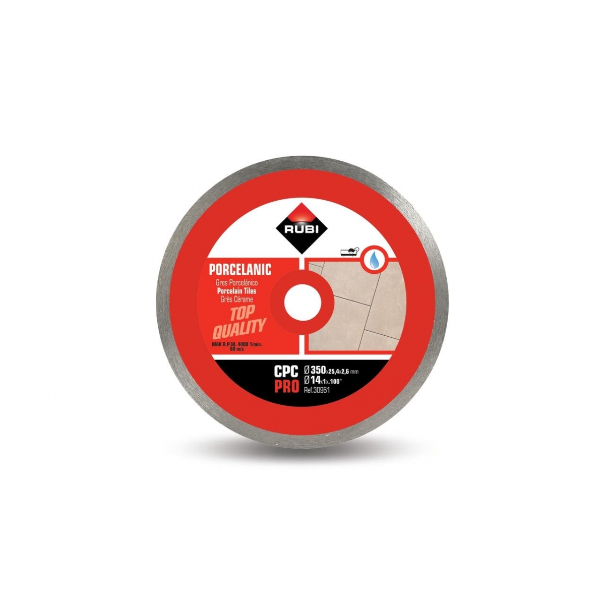 CONTINUOUS porcelain stoneware diamond blade CPC-350 PRO