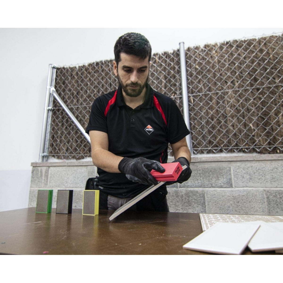 Imagen 7 de Taco de goma diamantado - Grano 60