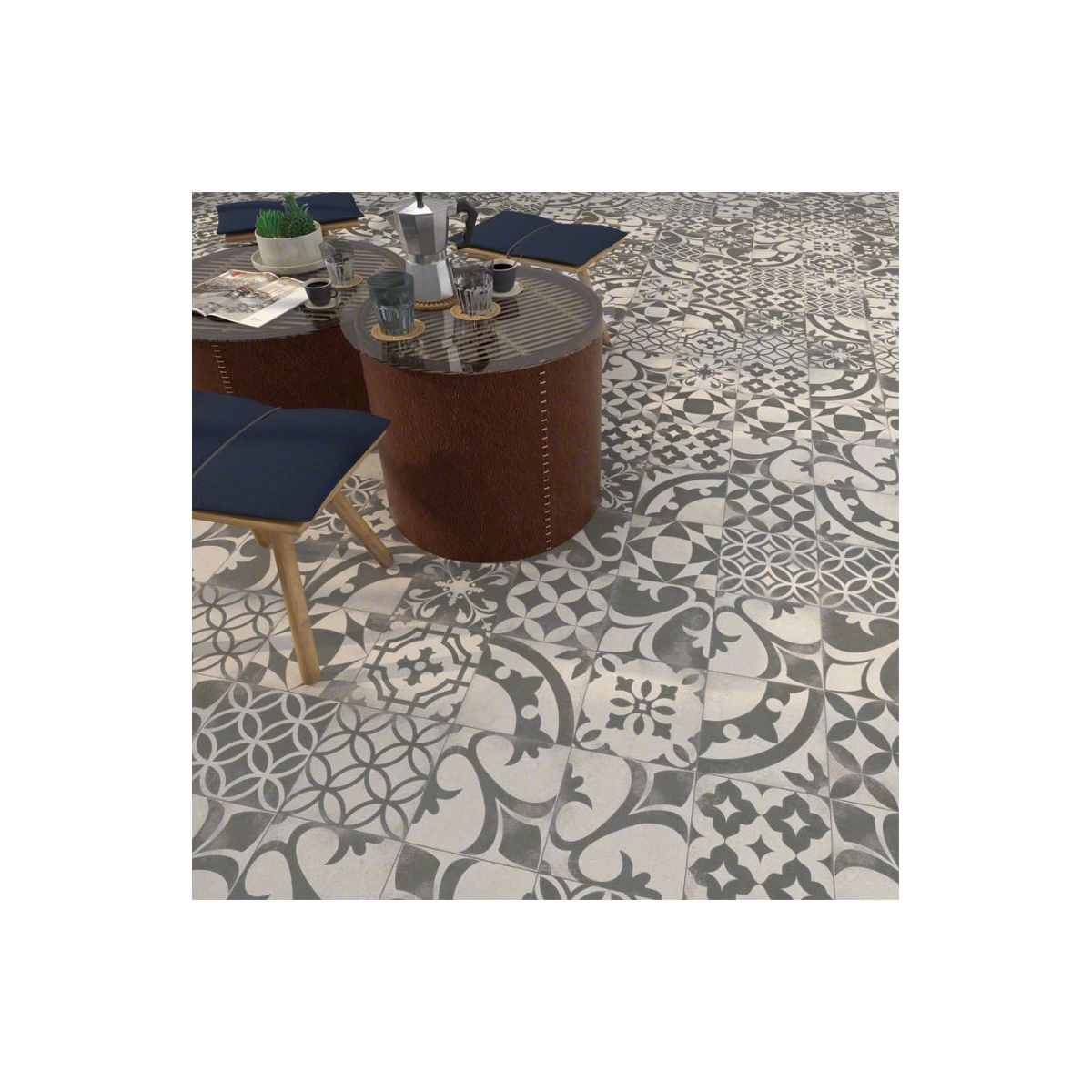 Vives Berkane Preto 20x20 (m2)