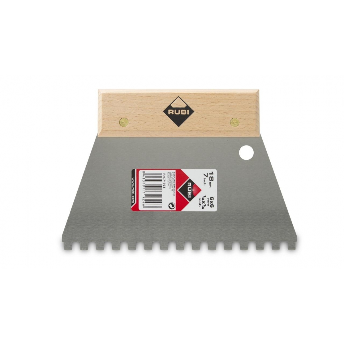 Image 2 de Spatule-peigne ACIER 18 cm (6x6)