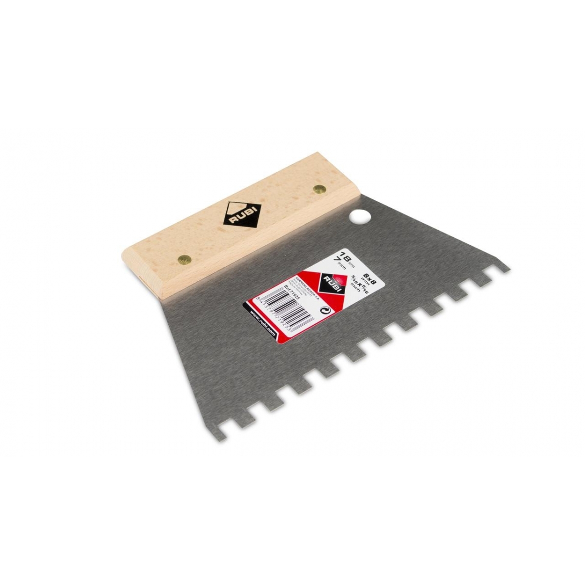 Image 1 of Spatula comb STEEL 18 cm (8x8)