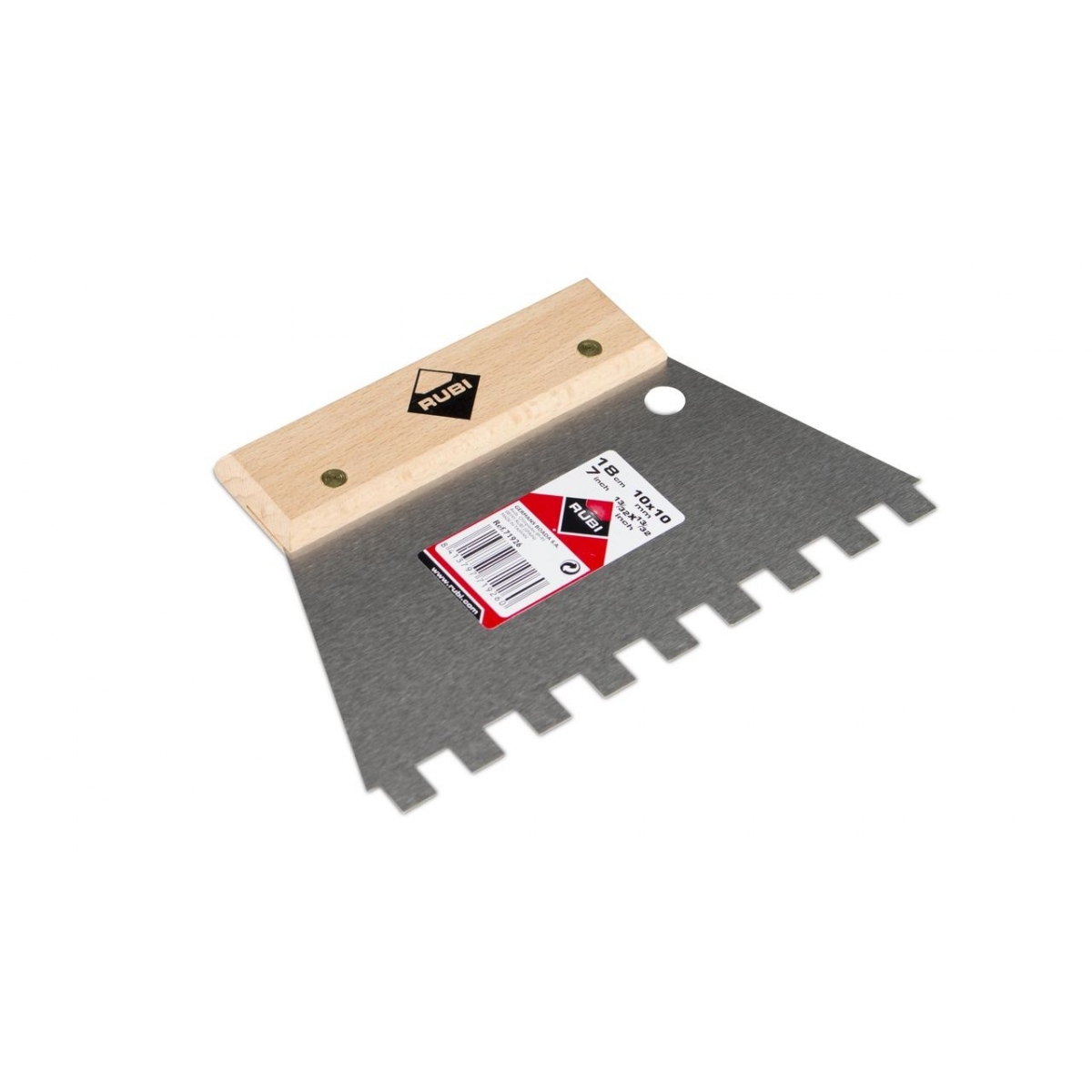 Image 1 of Spatula comb STEEL 18 cm (10x10)