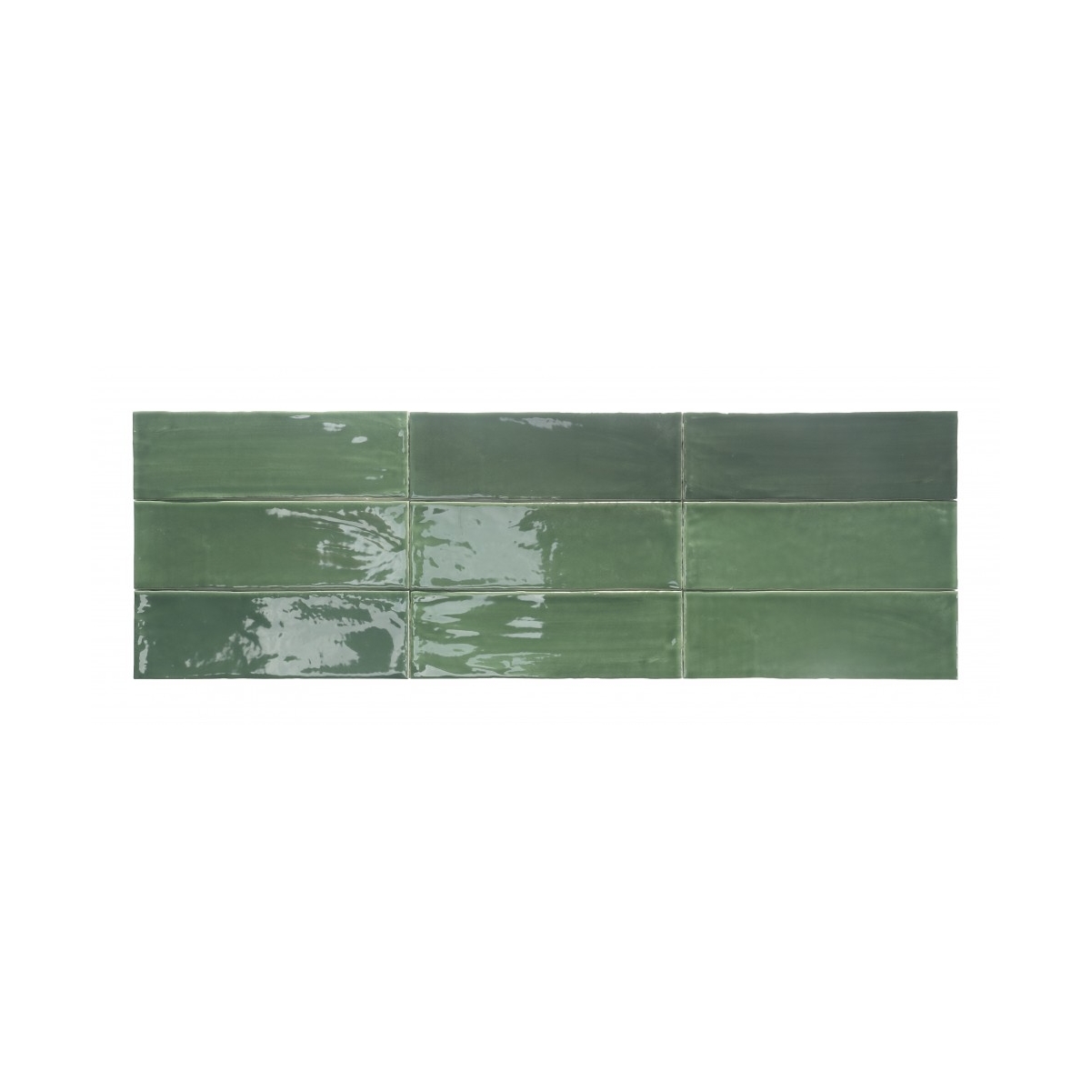 Composición Tabarca Verde 7,5x23 Brillo