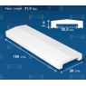 Photo of Gabled Wall Cover 100x28 (Pack 5 units)