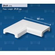Coin de couverture murale plate 28 (unité)