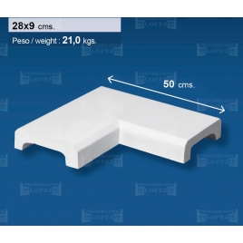 Flat wall cover corner 28 (unit)