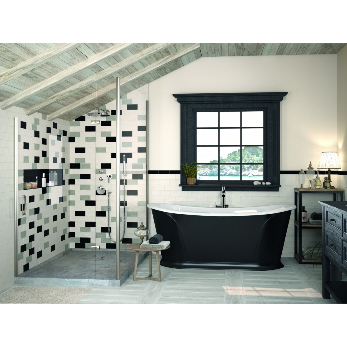 Fotos ambiente de Atelier White Matt 7.5x15 (Box 0.49 m2) [48352]