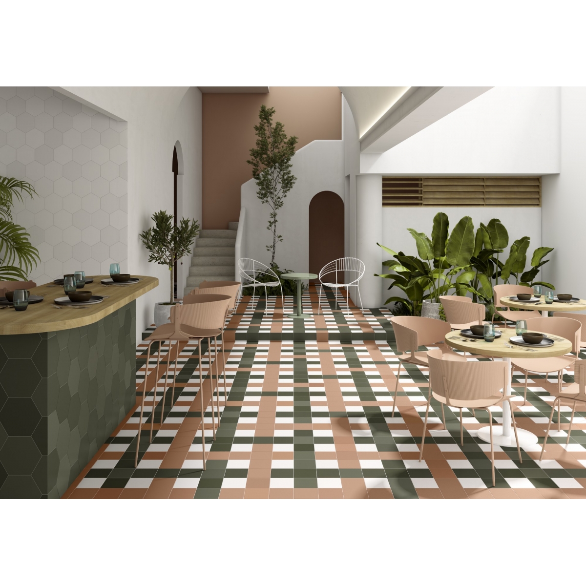 Foto de Chicago Exa Olive 21,5x25 (Caja 1,09 m2)