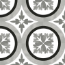 Foto von Ornamental-Schwarzweiß 20x20 (Schachtel 0,56 m²)