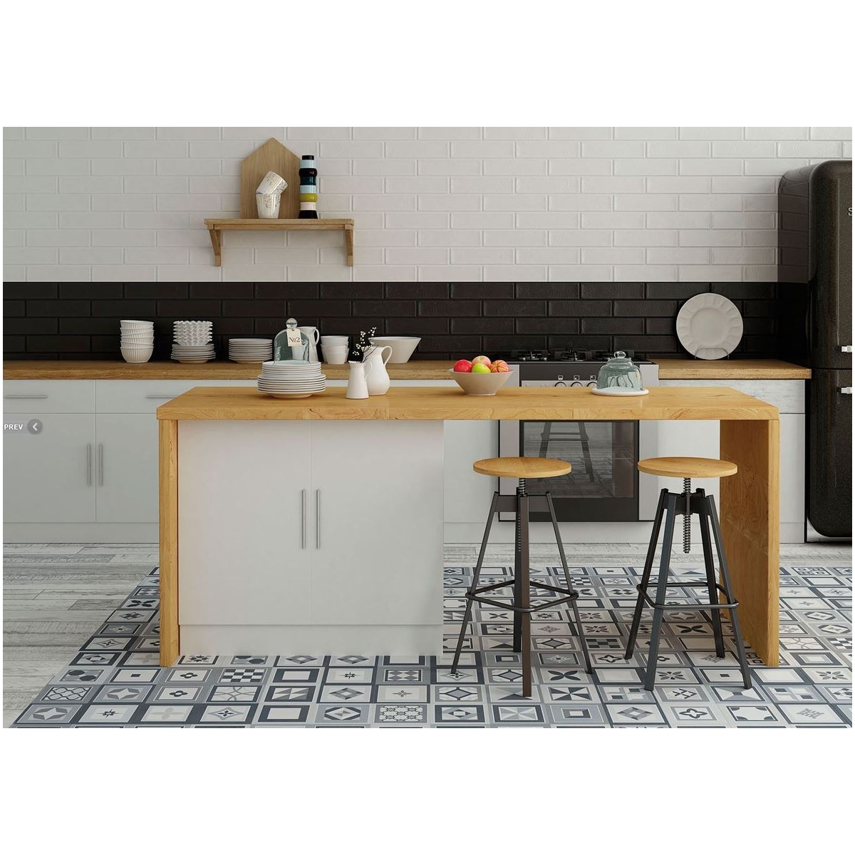 Gaya Fores S.L. Grenier Black 33,15x33,15 (Caja de 1,32 m2)