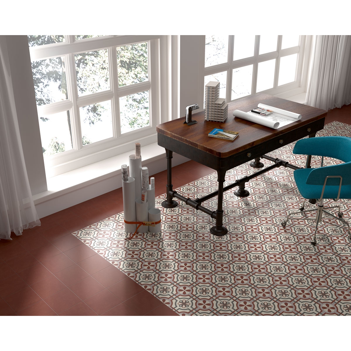 Ambiente Saudade Vermilion 20x20