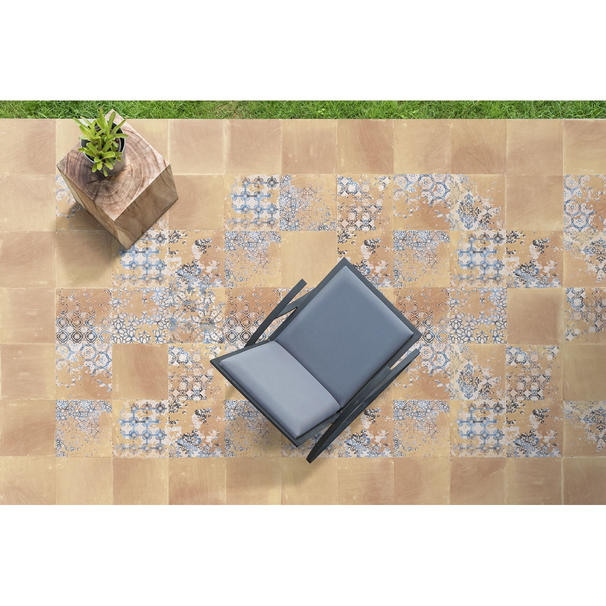 Terracotta Cotto 20x20 ambient photos (Box 0.56 m2) [48819]