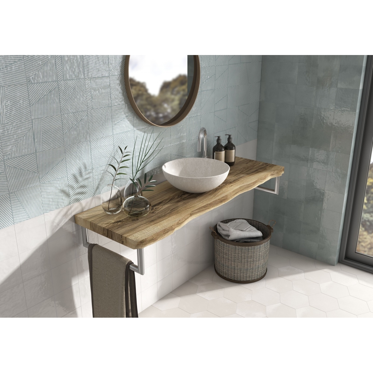 Ambiente Berlin Exa Bone Matt 21,5x25