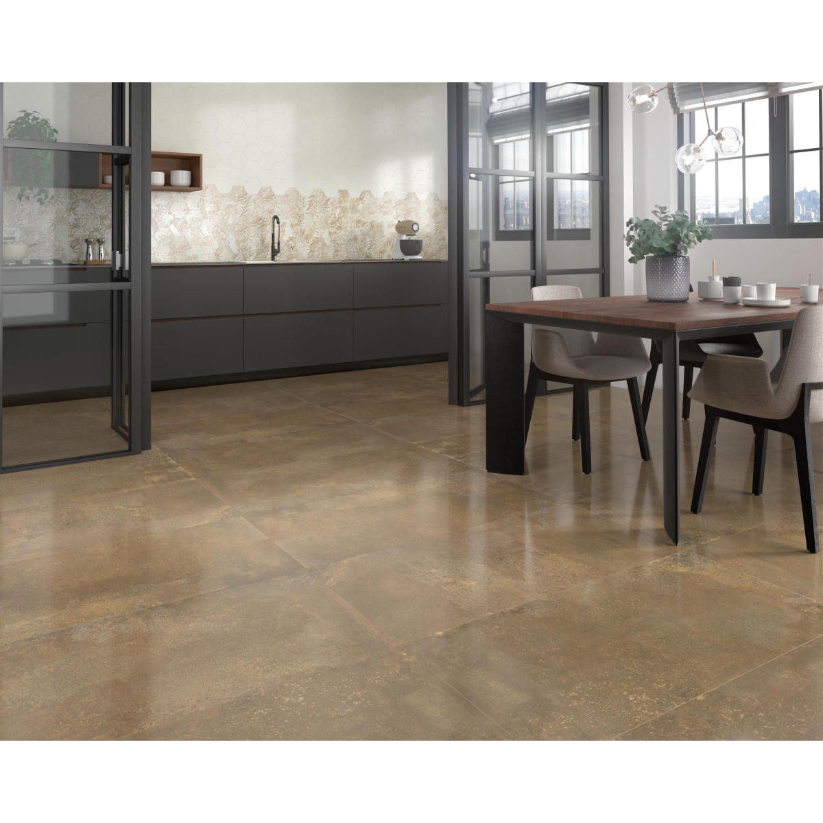 Photos d’ambiance de Magnet Copper-Lap 60x120 (Boîte 1.43 m2)