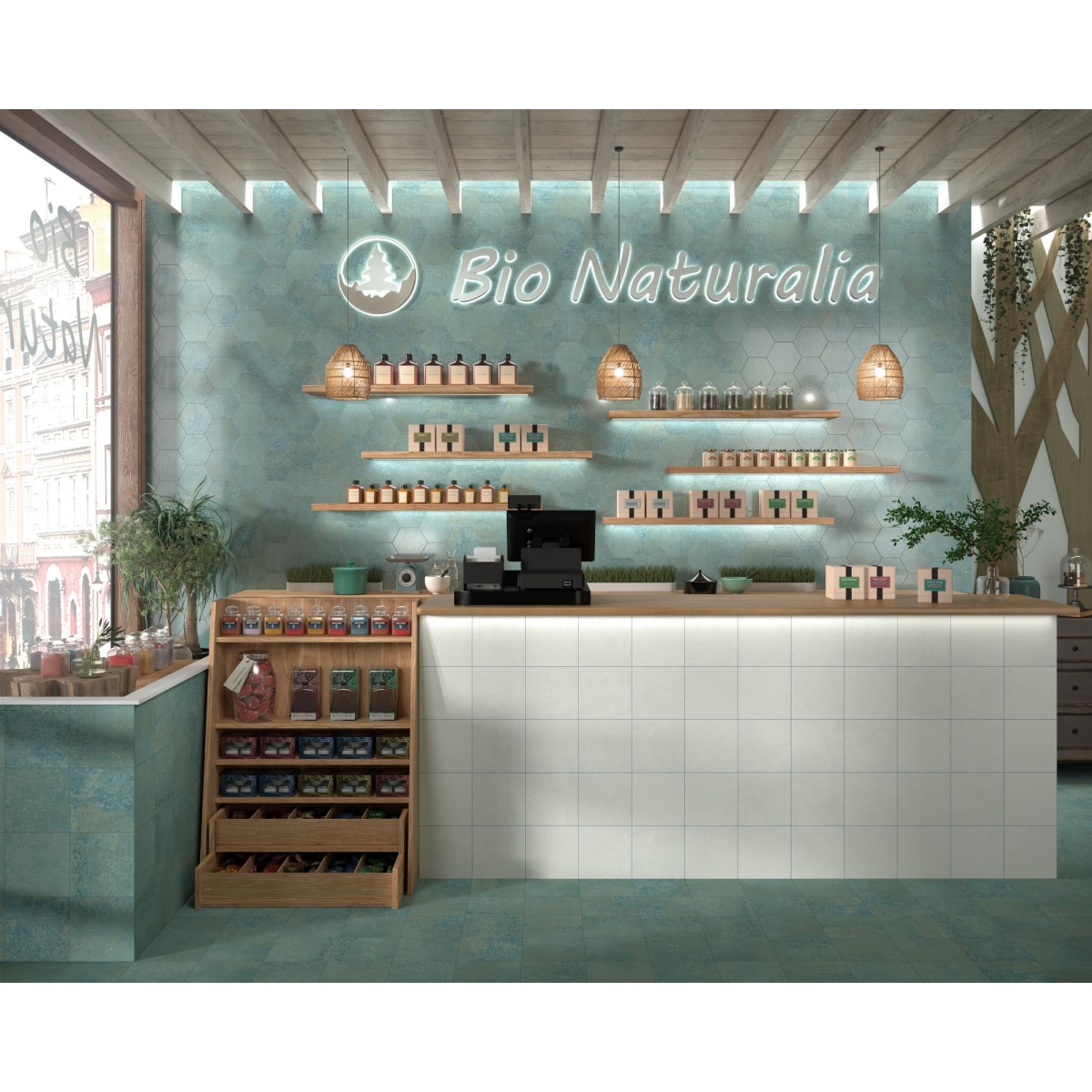 Magnet Exa Menthe 15x17 Environnement