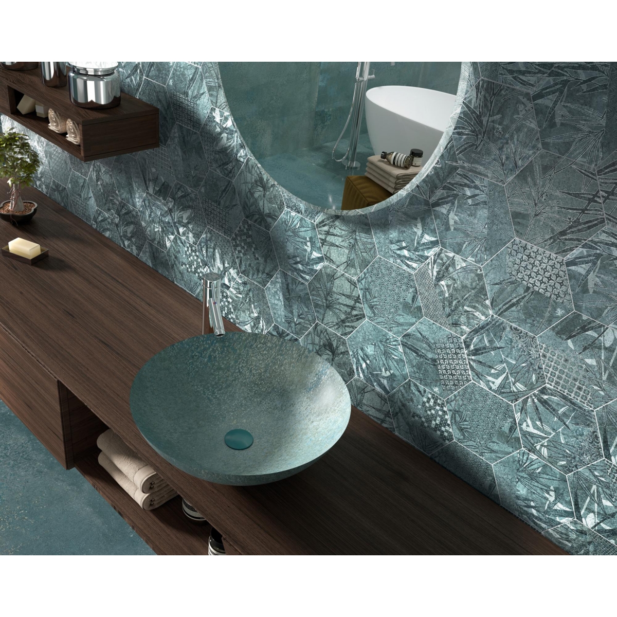 Magnet Tropic Petrol 15x17 photos d’ambiance (Boîte 0.5 m2) [49303]