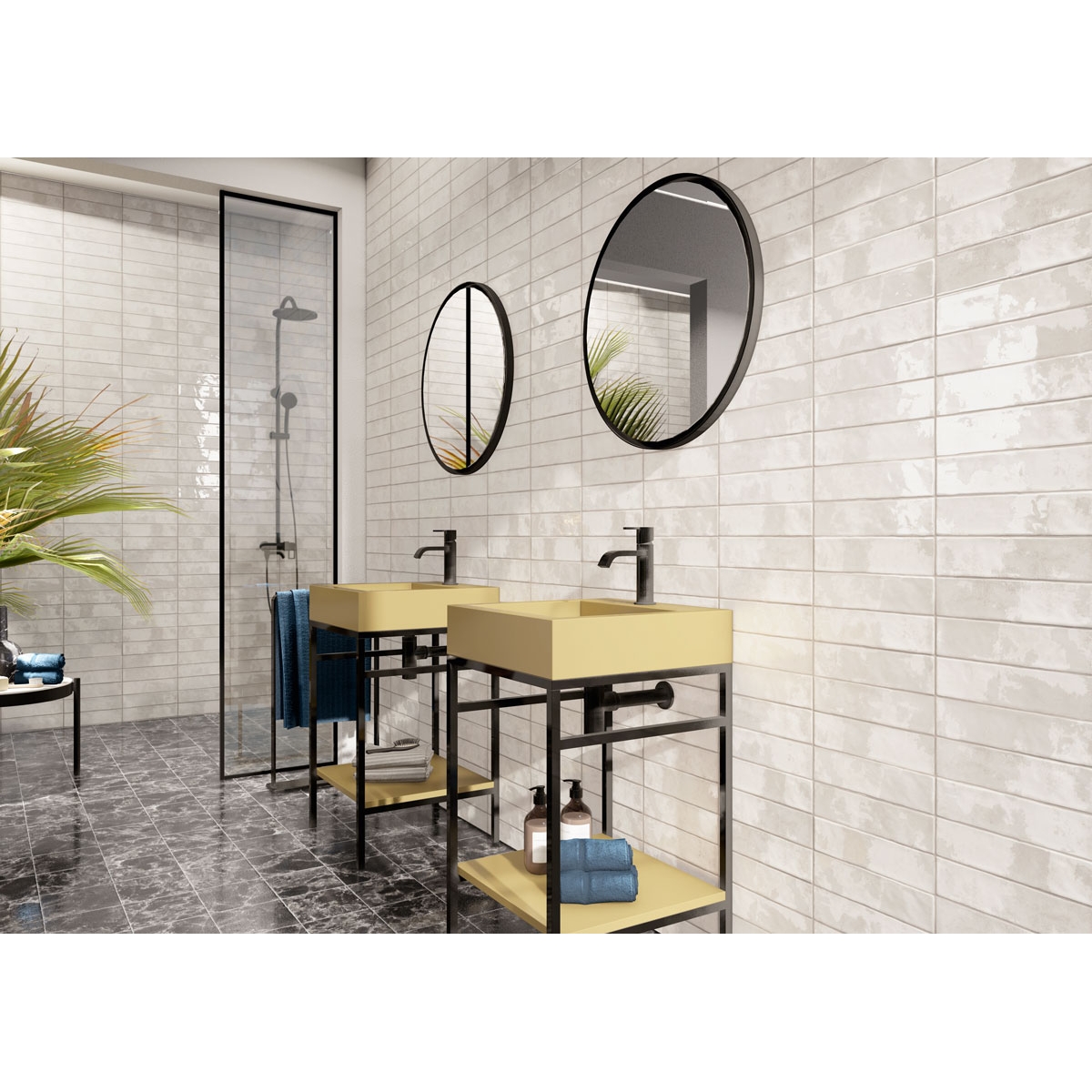 Bayonne Blanc 7.5x30 (boîte 0.5 m2) 7