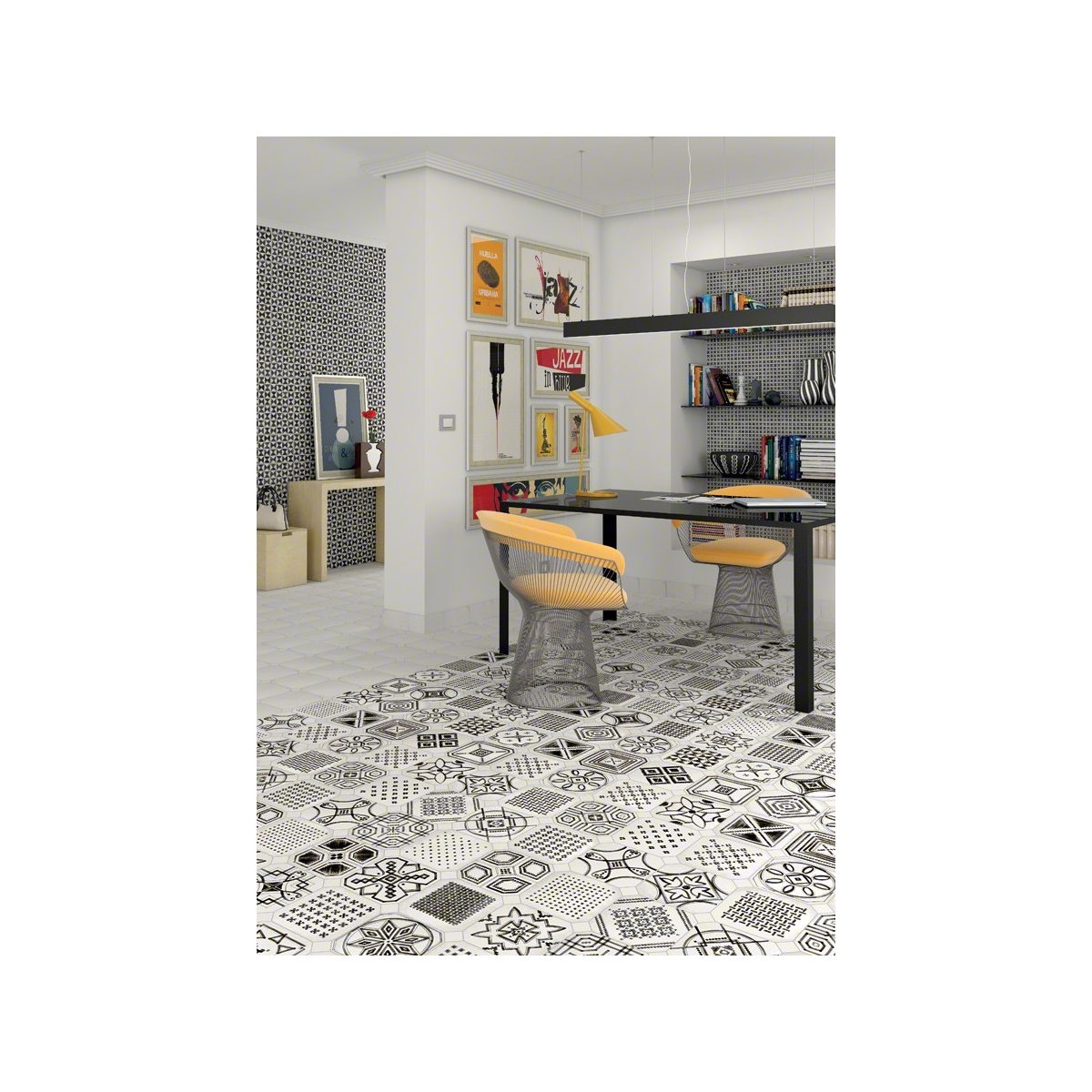 Variette Shadow Octagon 20x20 Collection Vaudeville par Vives