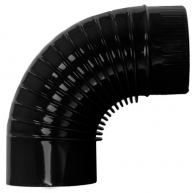 90º vitrified curly elbows