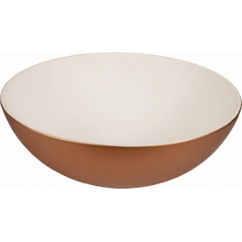 Lavabo de cerámica White and Copper 40x40x15cm