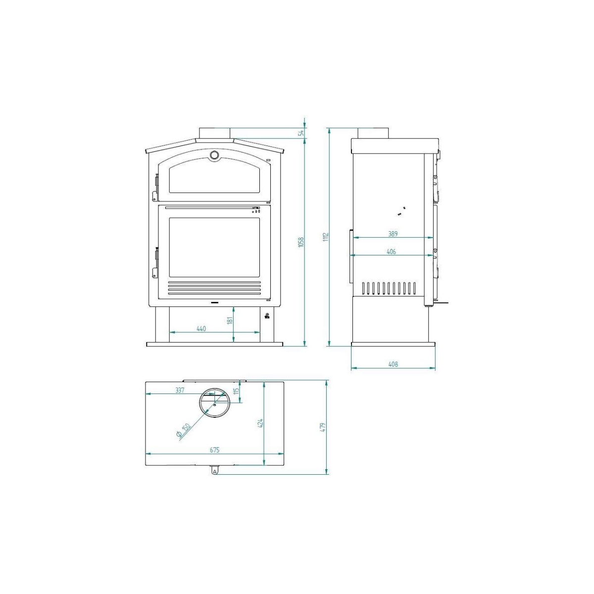 CH-4 Wood Stove Direct Gift Wood Stoves