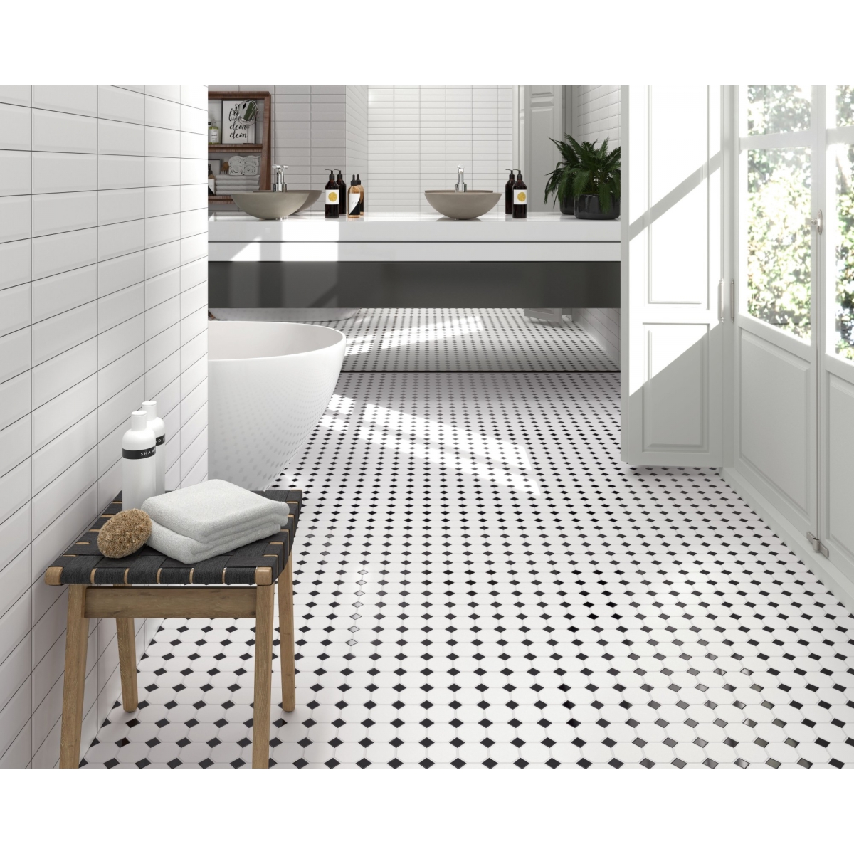 Berlin Bone ceramic sink 40x40x15cm 2