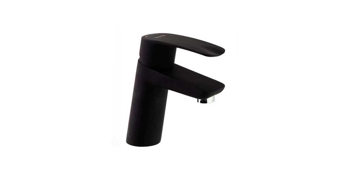 ▷ Comprar Grifo lavabo negro mate inclinado New Fly S2