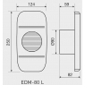 Extracteur de salle de bain EDM 80L 2