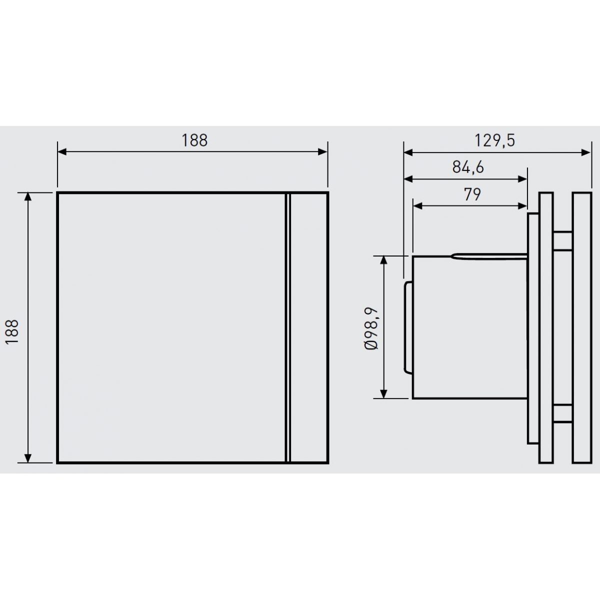 Extractor para baño SILENT-100 CZ DESING  2