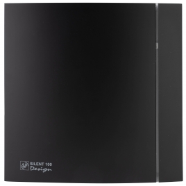 SILENT-100 CZ DESING Exaustor de banheiro preto