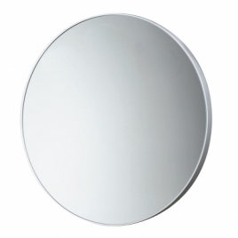 Espelho 60 Cm com moldura branca
