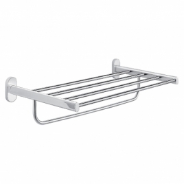 Double Towel Shelf Febo Chrome