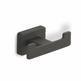 Atena Matte Black Double Hanger