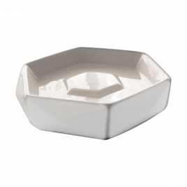 Dalia White Soap Dish