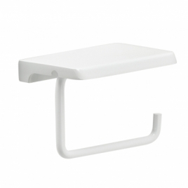 Porte-rouleau avec plateau de support blanc