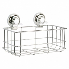 Rectangular Object Holder Hot Chrome Suction Cup Gedy