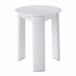 Trio White Stool