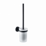 Photo of Eros Matte Black Wall Toilet Brush Holder