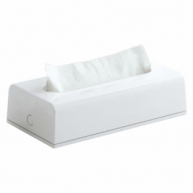 Ambient photos of Rectangular White Scarf Holder