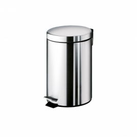 Aregenta Chrome 5 Lt Trash Can Gedy