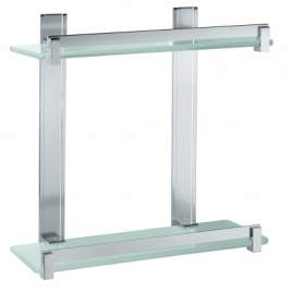 Double Rectangular Cloud Brushed Slide