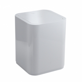 Papelera 8 Lt Seventy Blanco