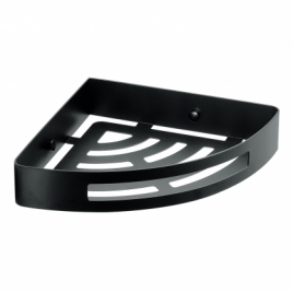 Portaobjetos Angular Nerva Negro Mate