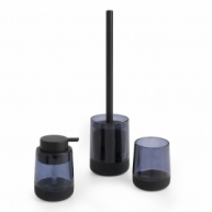 Detalhes sobre Nicole set 3 Pz. (Dispensador, Suporte para escova de dentes, Suporte para escova) Azul