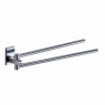 Photos ambiantes de Maine Chrome Double Towel Rack [50038]
